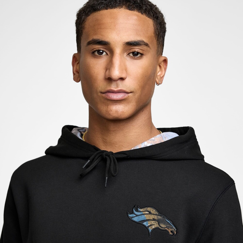 New Era Denver Broncos Black Realtree Hoodie - Size XL